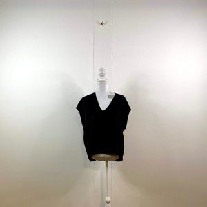 everlane women's black Triacetate shirt SZ 12